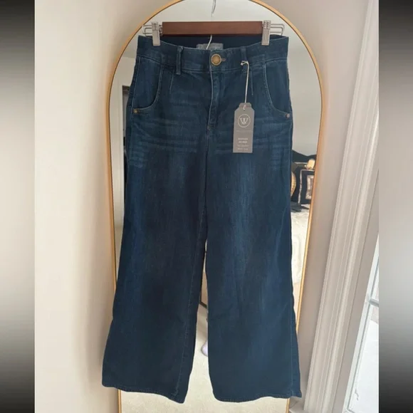 BNWT Wit & Wisdom “Ab” Solution Whitney Skyrise Wide Leg Jeans - Picture 2 of 8